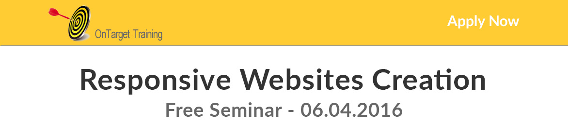 Responsive Websites Creation - Безплатен семинар