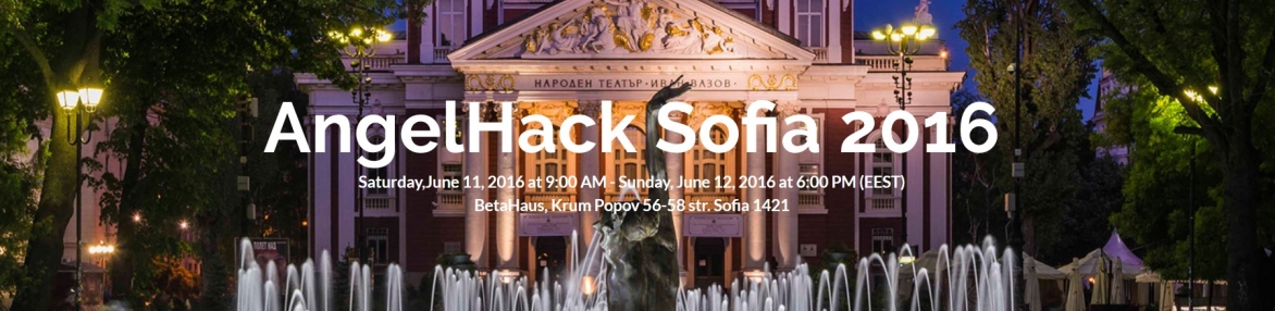 AngelHack Sofia 2016